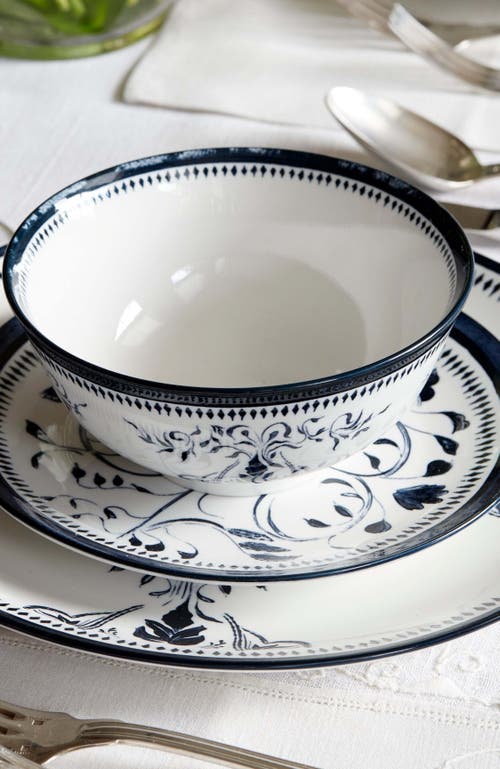 Lemieux Et Cie Bruges Porcelain 4-piece Bowl Set In Blue