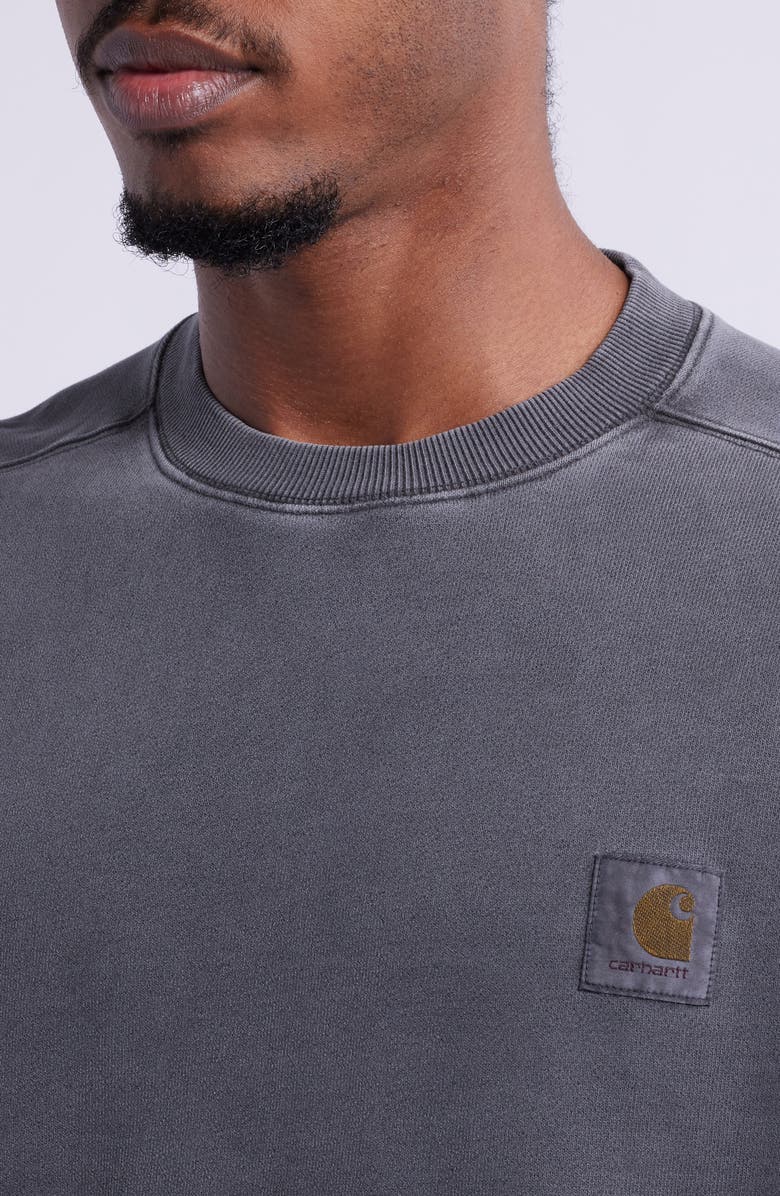 Carhartt Work In Progress Vista Oversize Cotton French Terry Crewneck Sweatshirt, Alternate, color, 