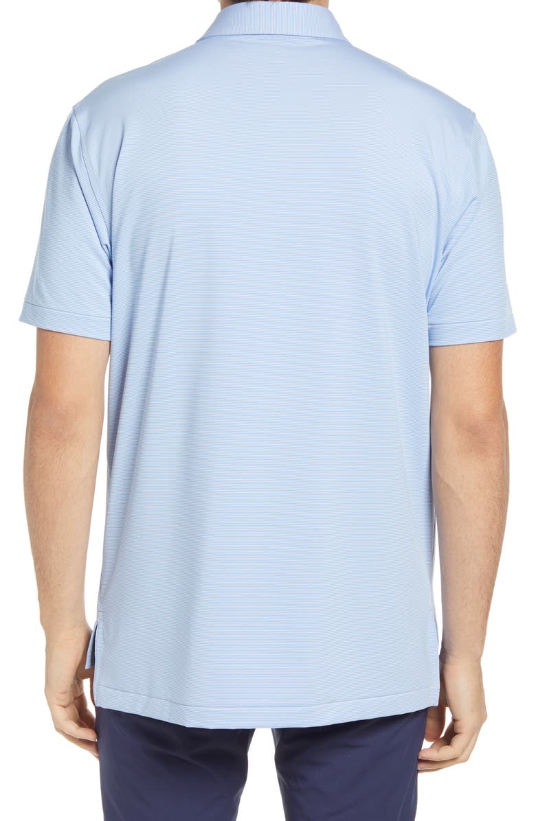 Peter Millar Jubilee Stripe Short Sleeve Performance Polo, Alternate, color,