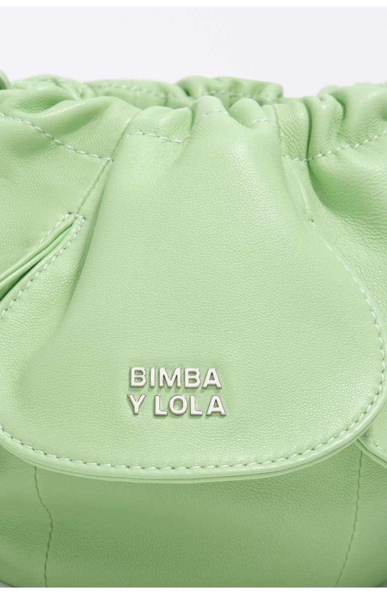 Bimba y Lola Leather Pétalo Bag, Alternate, color, Pastel Green