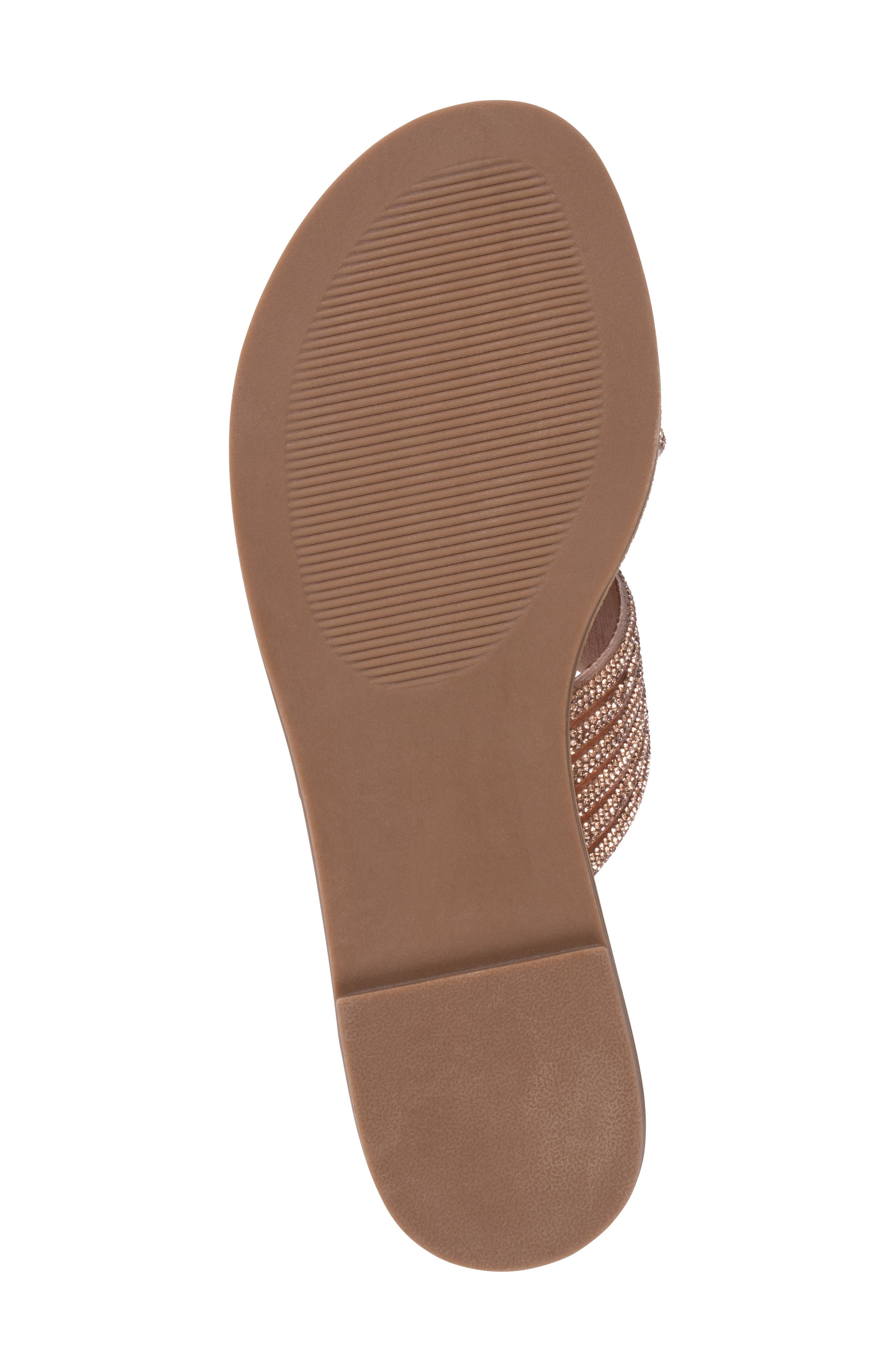 Carline Embellished Sandal, Alternate, color, ROSE GOLD