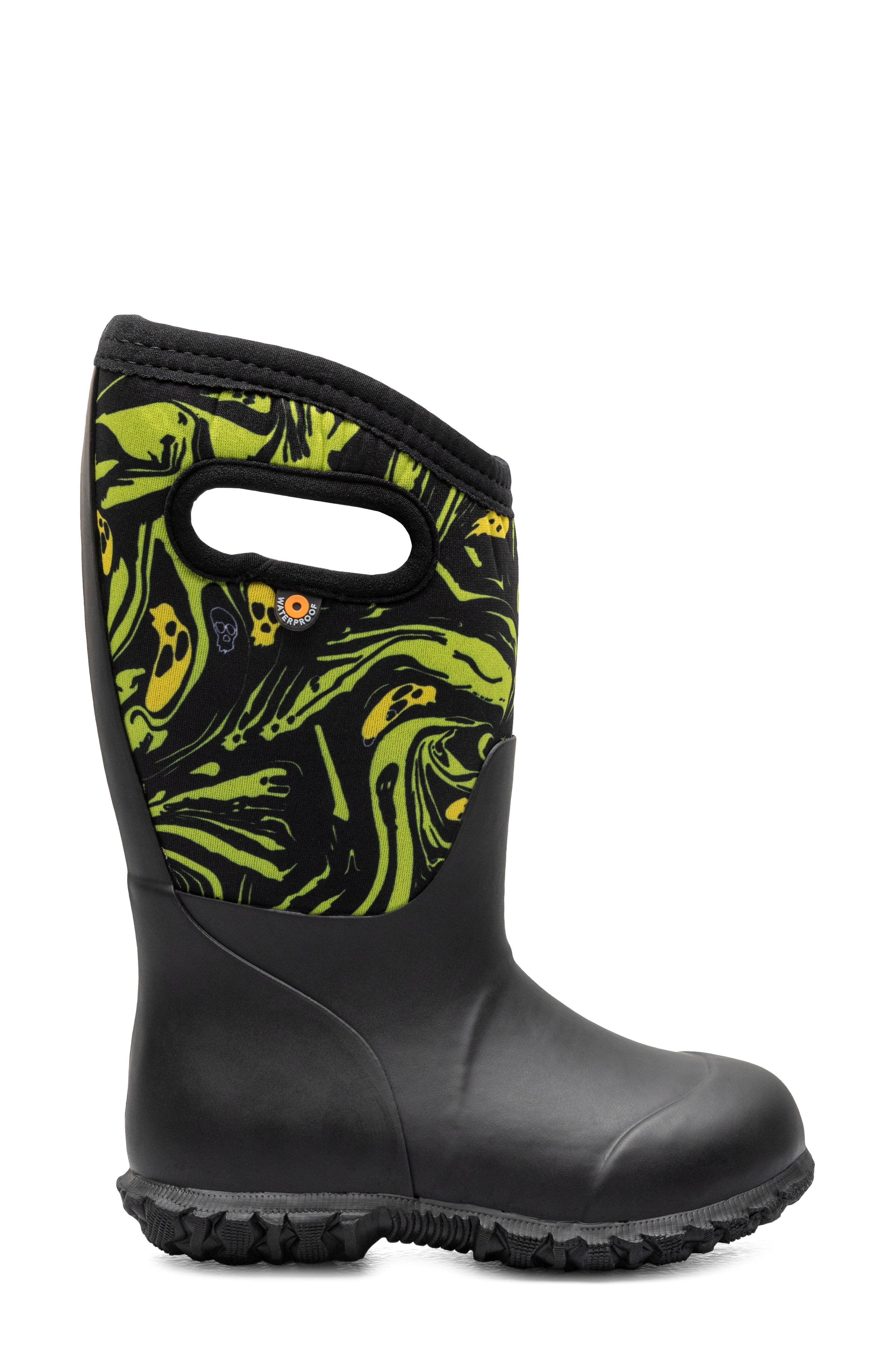 Bogs Kids' York Spooky Waterproof Rain Boot, Alternate, color, 