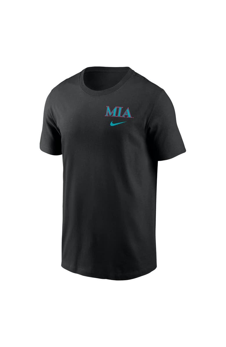 Nike Men's Nike Black Miami Marlins 2025 City Connect T-Shirt, Alternate, color, Black