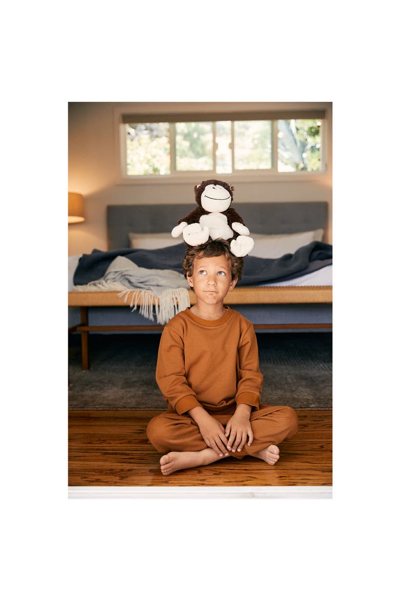 Monkey Plush Toy, Alternate, color, Dark Brown