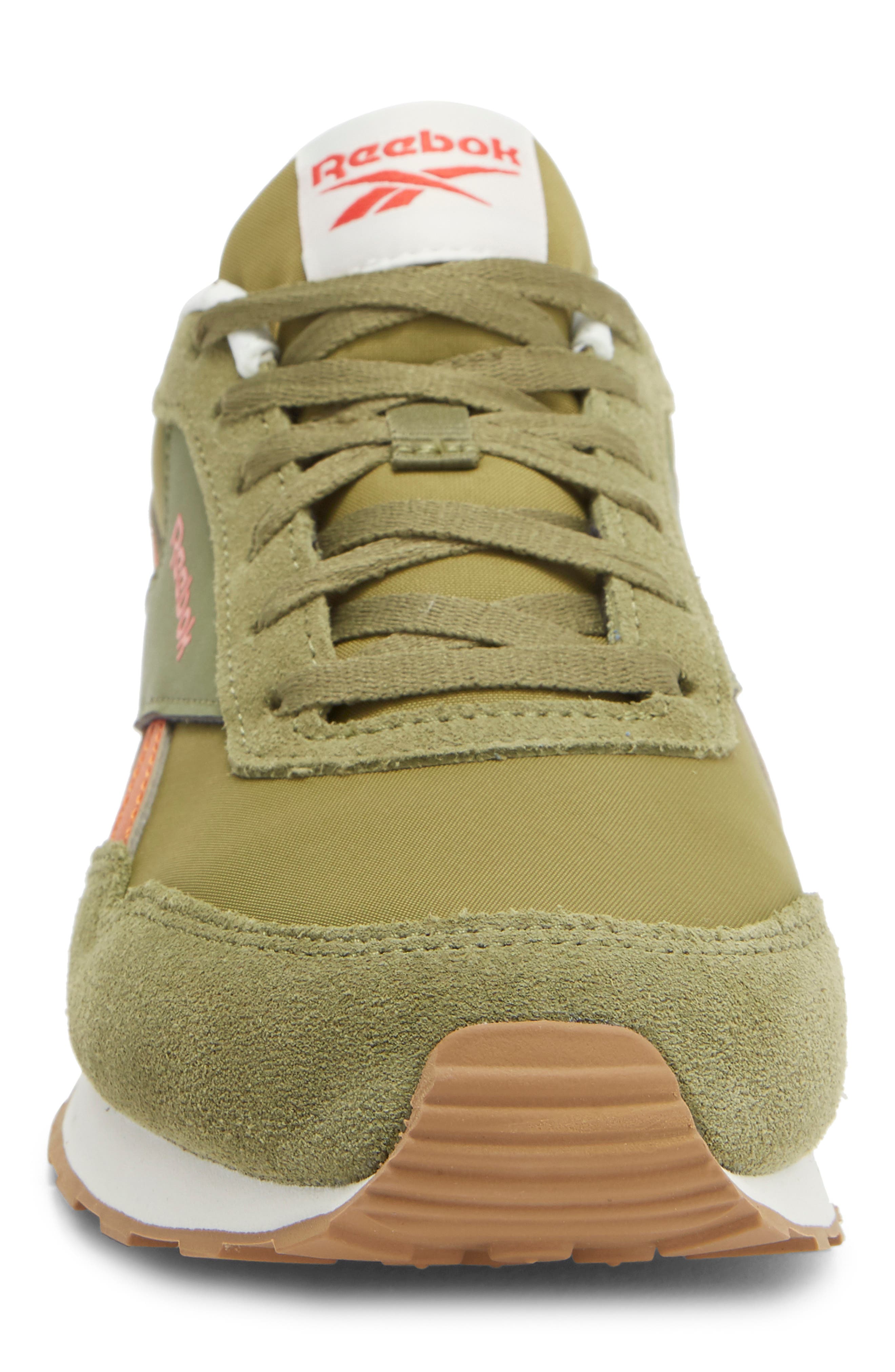 Glide Low Sneaker, Alternate, color, GREEN ORNGE RED