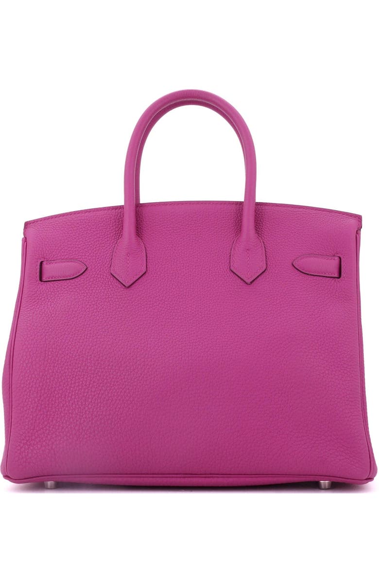 Pre-Owned Hermes Birkin Handbag Pink Clemence with Palladium Hardware 30, Alternate, color, Tosca