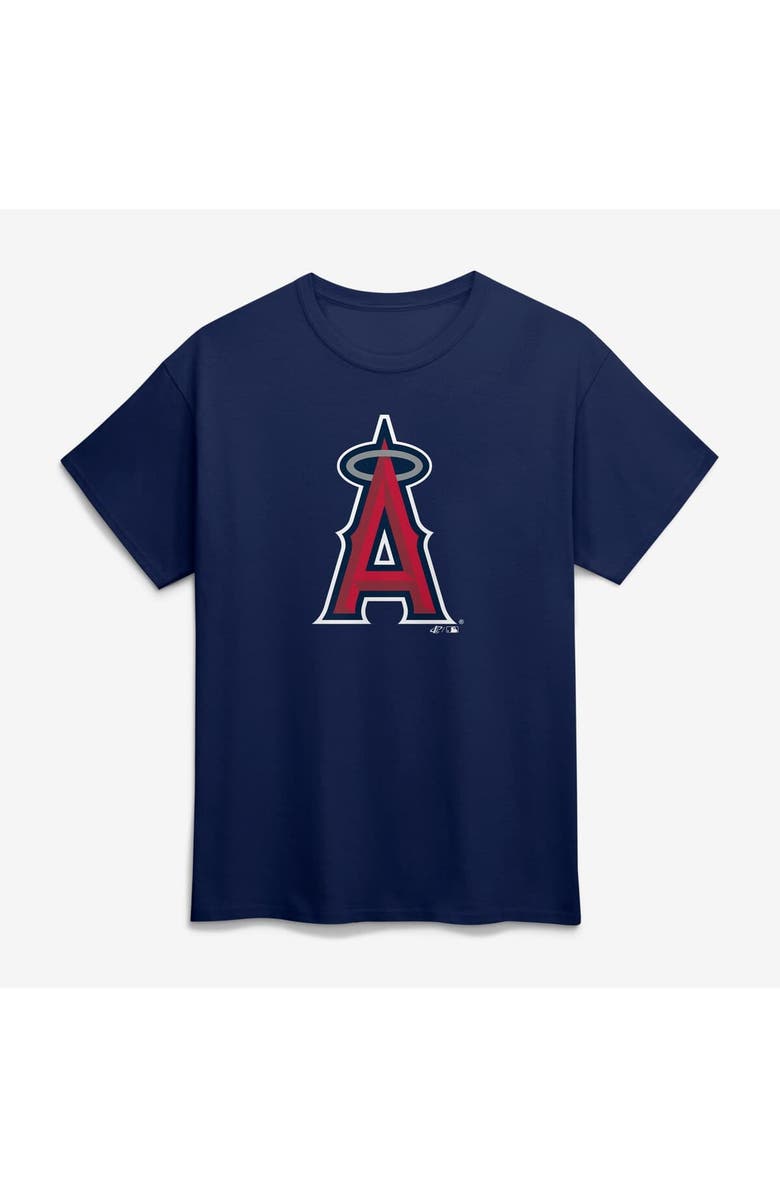 Logo Athletic Men's Logo Athletic Navy Los Angeles Angels Official Logo T-Shirt, Main, color, Navy