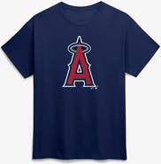 Logo Athletic Men's Logo Athletic Navy Los Angeles Angels Official Logo T-Shirt