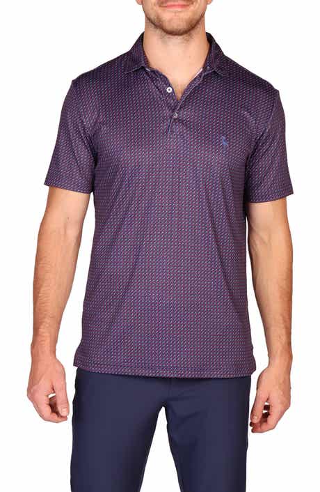 TailorByrd Golf Tees Print Performance Polo