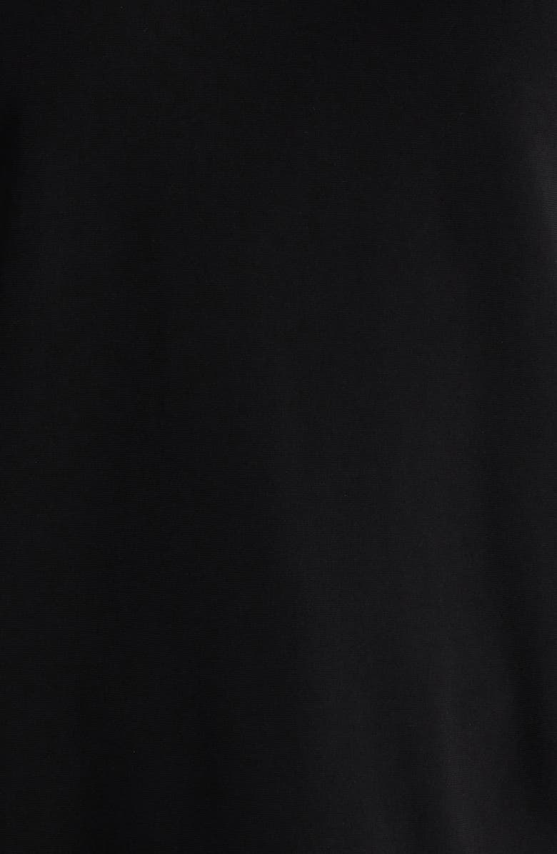 Anne Klein Cascade Flutter Sleeve Top, Alternate, color, Anne Black