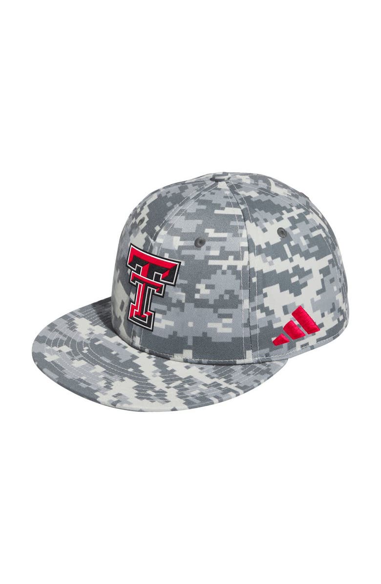 adidas Men's adidas  Camo Texas Tech Red Raiders On-Field Fitted Baseball Hat, Alternate, color, 