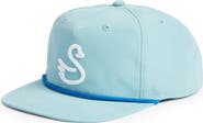 Swannies Dubs Embroidered Swan Rope Style Golf Hat
