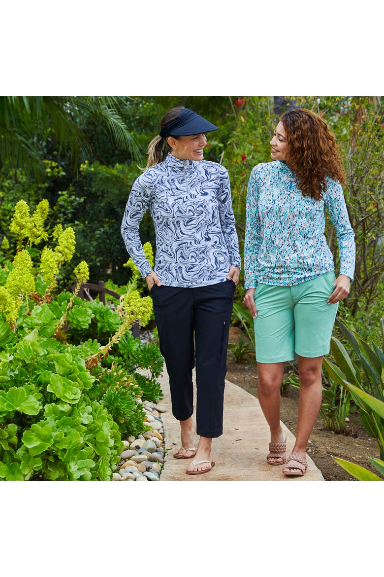 Walking Capris, Alternate, color, Black