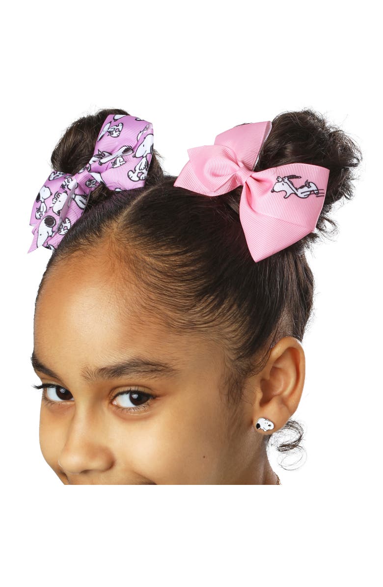 PEANUTS Snoopy Woodstock Hair Bows 7-Piece Set Peanuts Gifts, Alternate, color, Multicolored