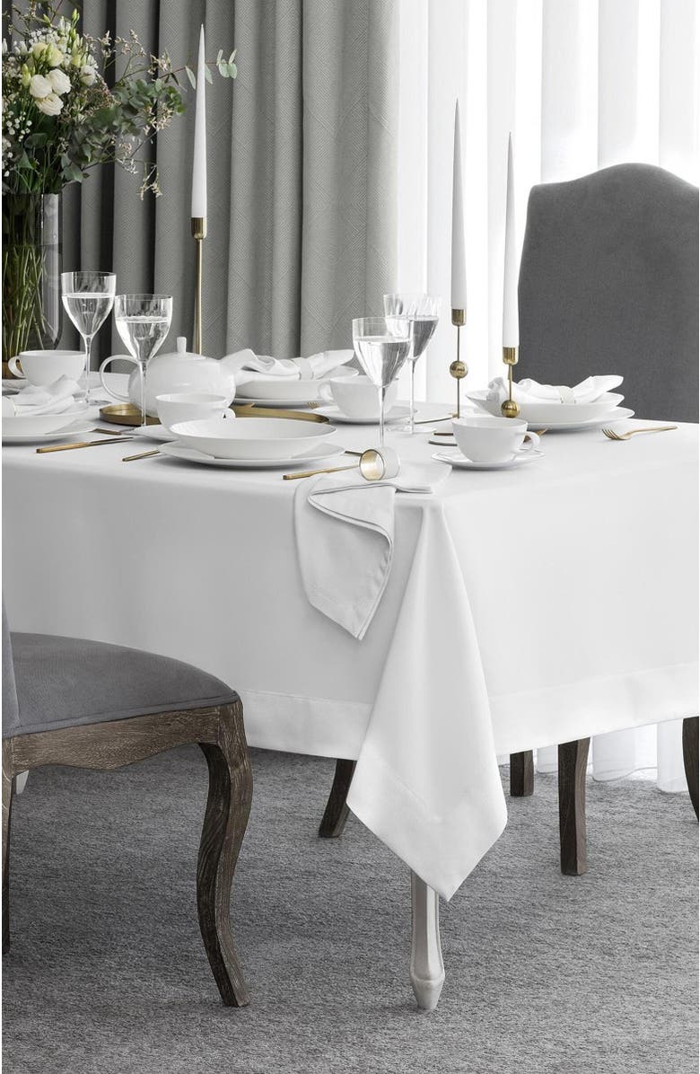 Togas Arrica Tablecloth, Alternate, color, White