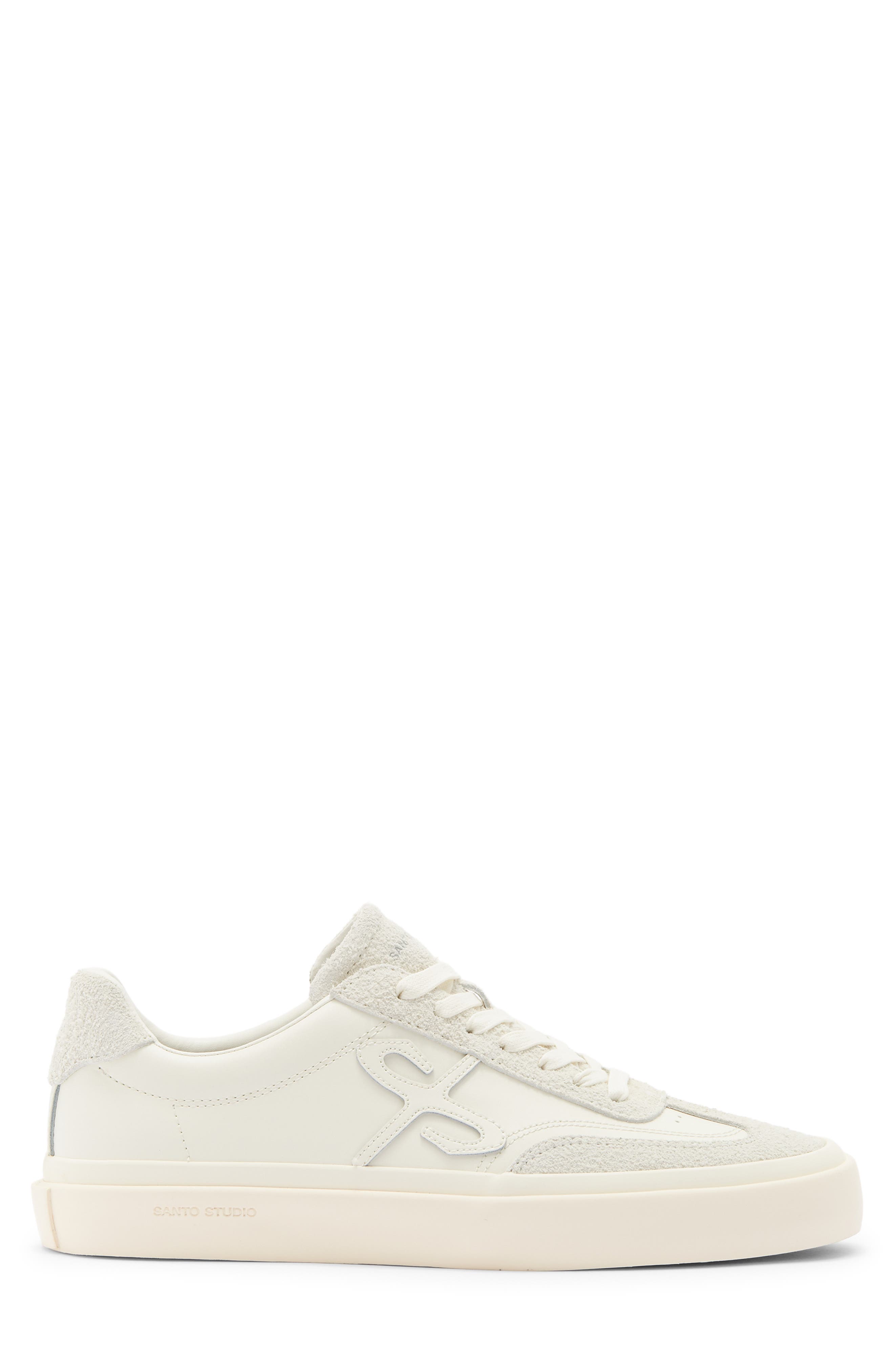 SANTO STUDIO The Trento "CJ Barham Edition" Low Top Sneaker, Alternate, color, Cream