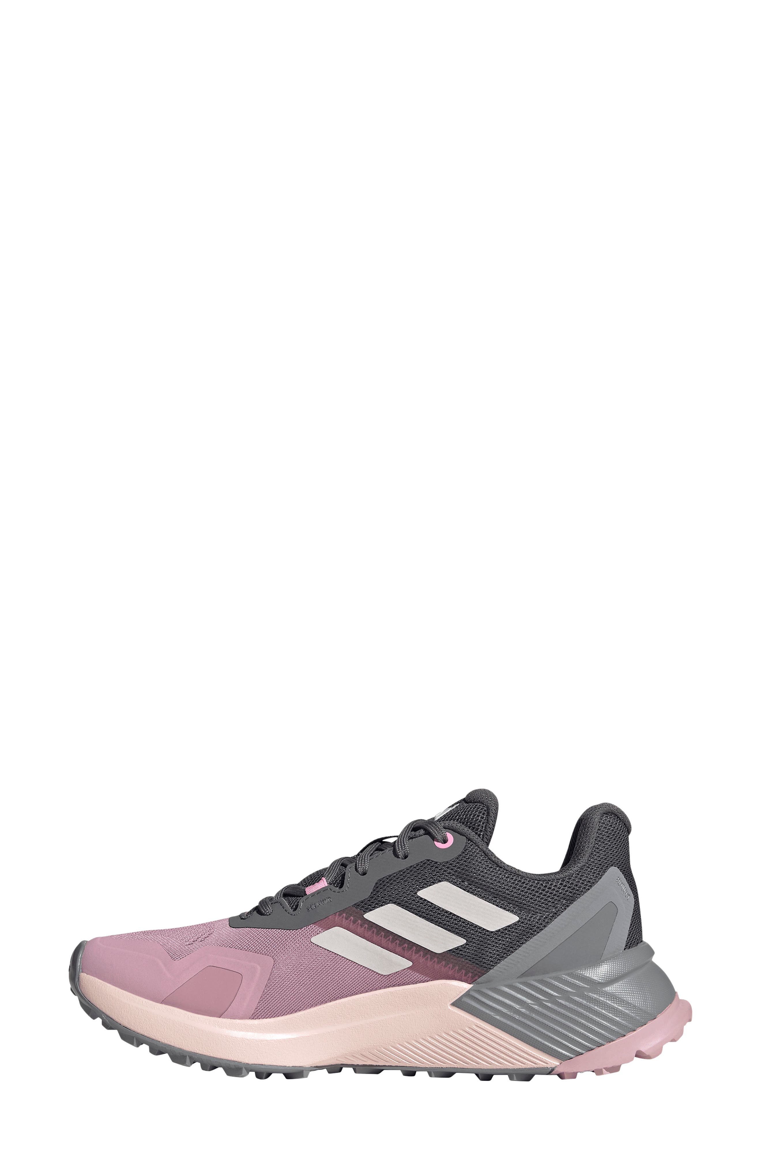 Terrex Soulstride Trail Running Shoe, Alternate, color, MAUVE/ GREY ONE/ GREY FIVE