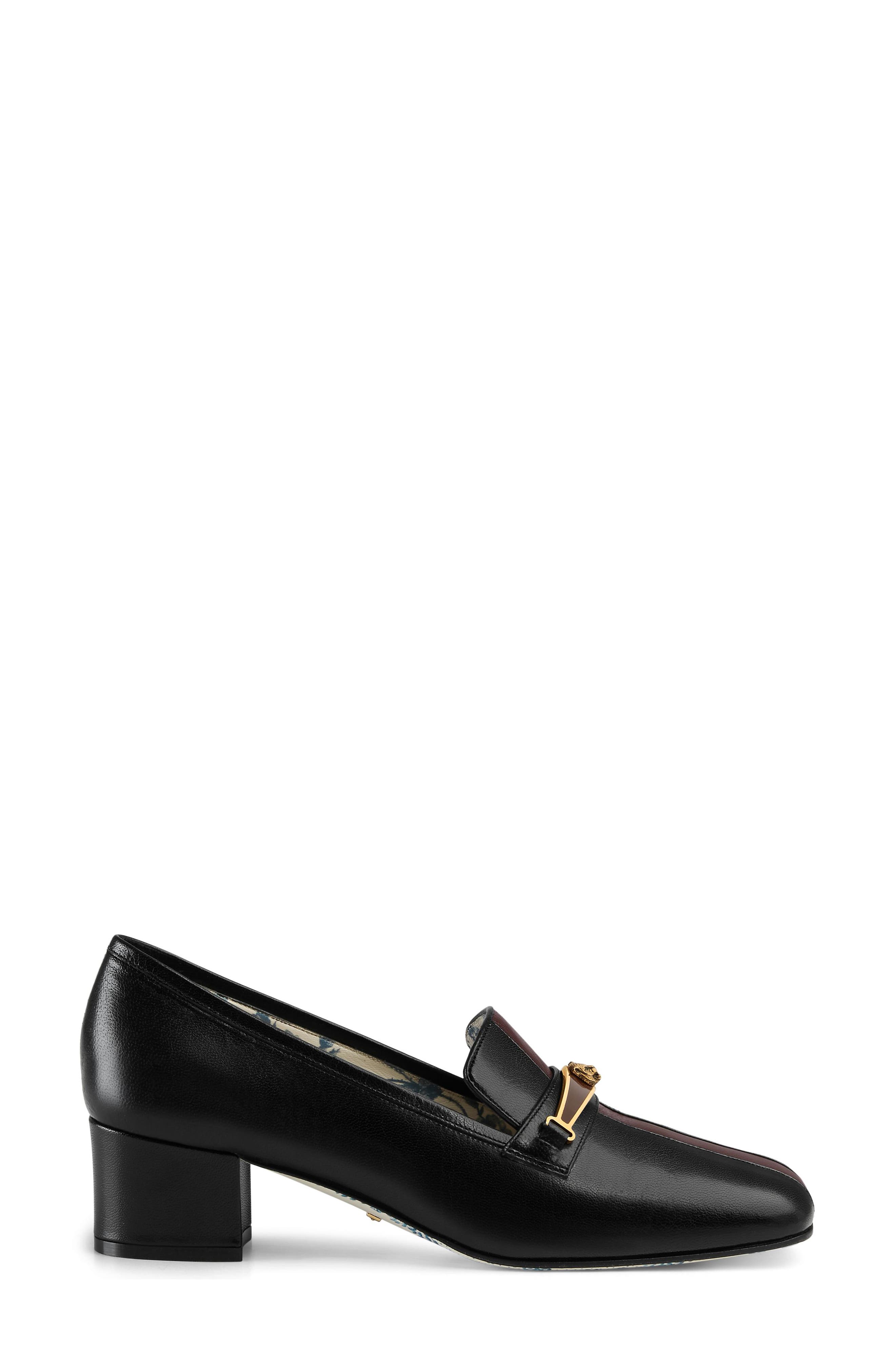 Gucci Loafer Pump, Alternate, color, 