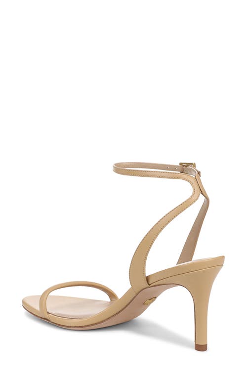Veronica Beard Sylvie Leather Ankle-strap Sandals In Wheat