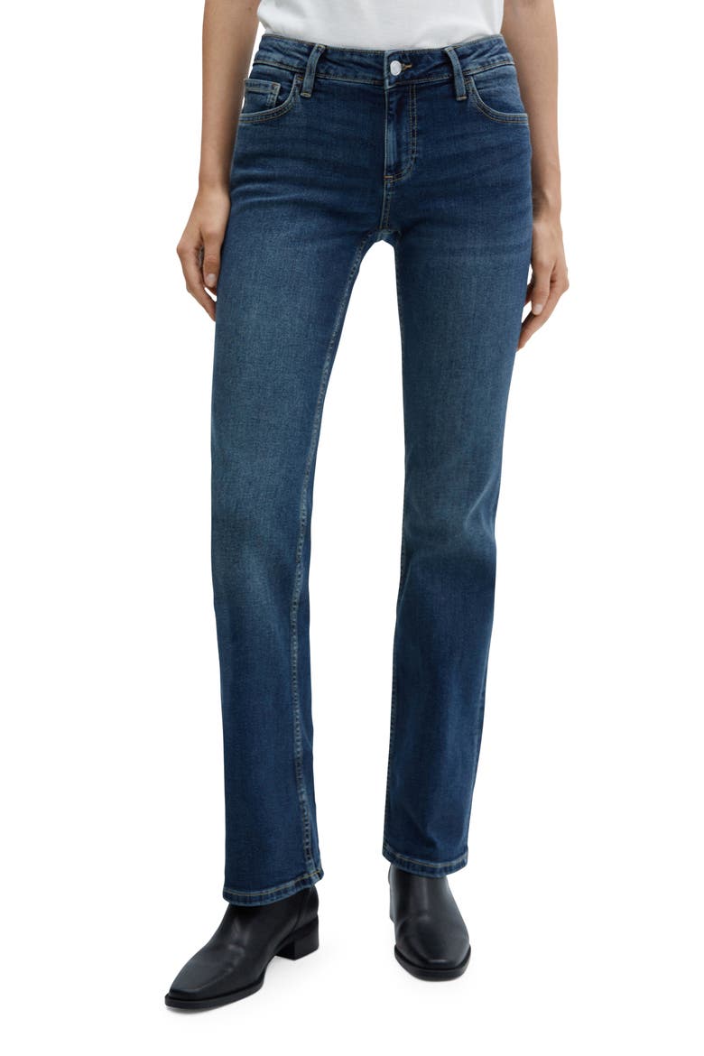 Low Rise Flare Jeans, Main, color, MEDIUM VINTAGE BLUE
