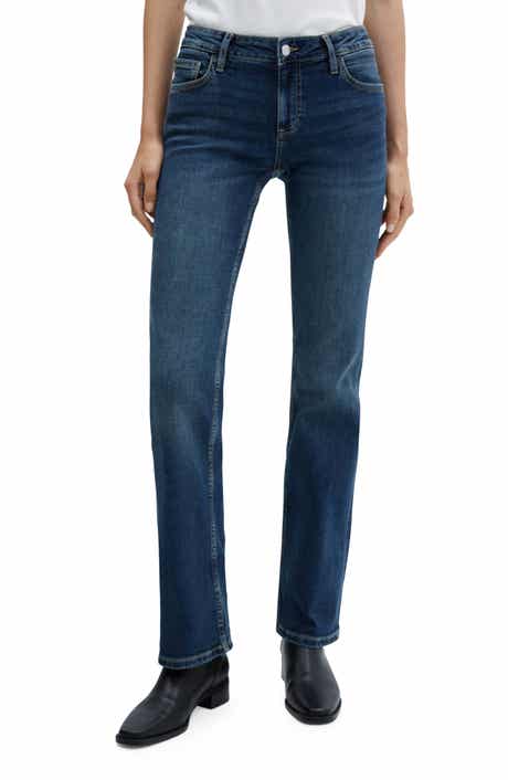 MANGO Low Rise Flare Jeans