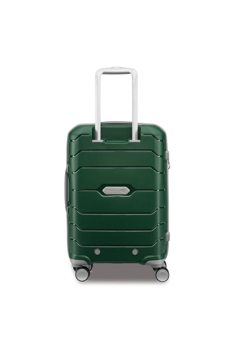 Freeform Hardside Expandable 21" Carry On Spinner Luggage, Alternate, color, Pine Green