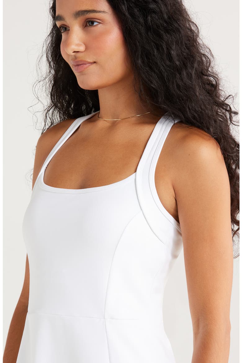 The Grace Court Dress, Alternate, color, WHITE