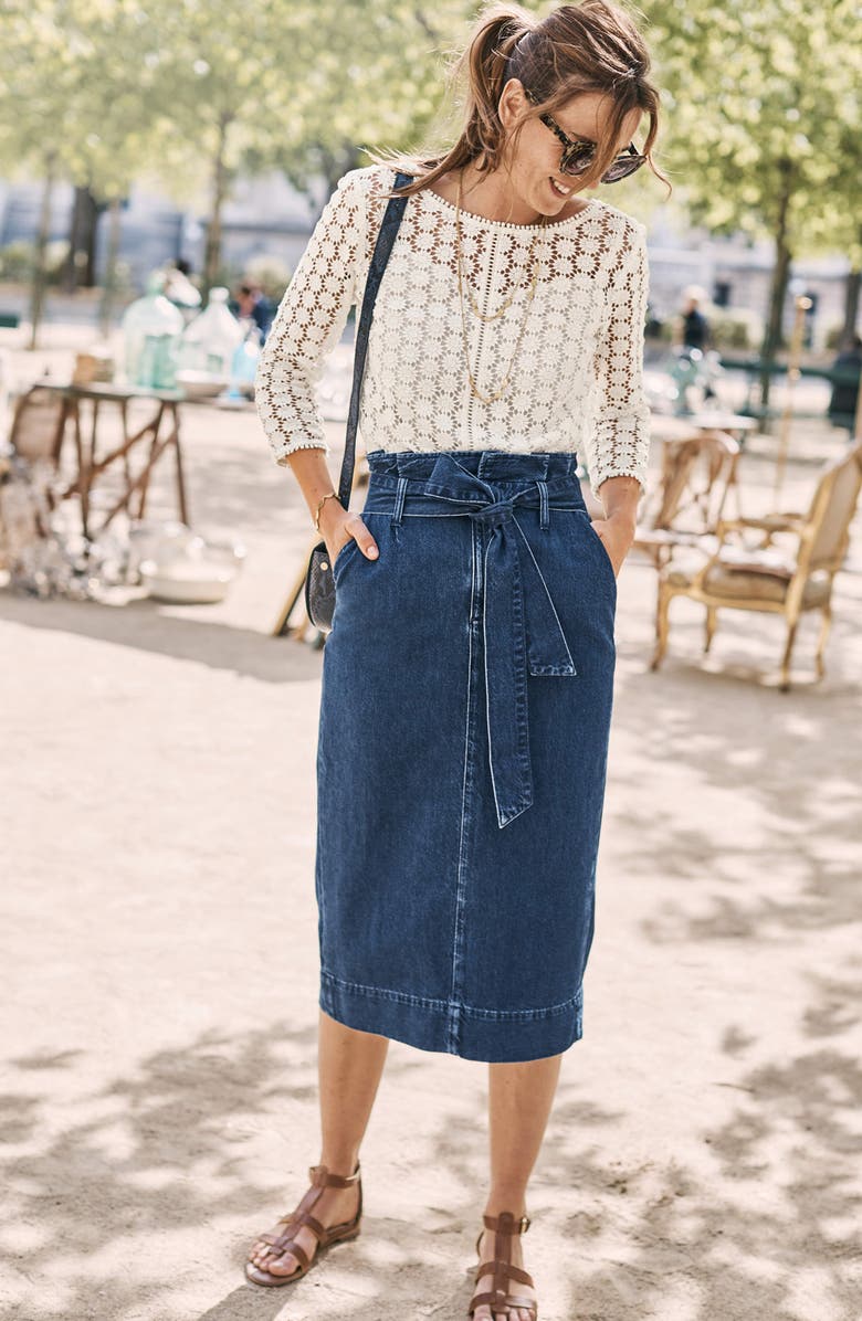 Boden Arabella Lace Top, Alternate, color,