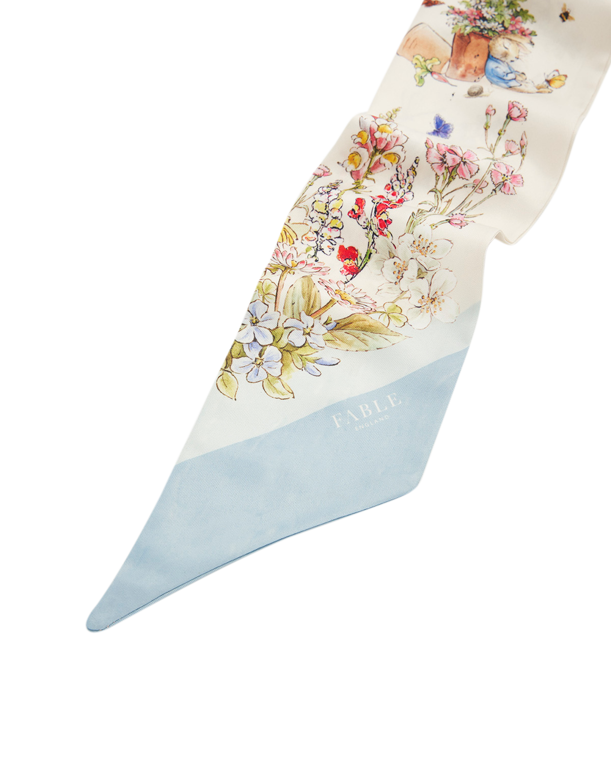 Fable England x Peter Rabbit Cream Skinny Scarf (Women) | Nordstrom
