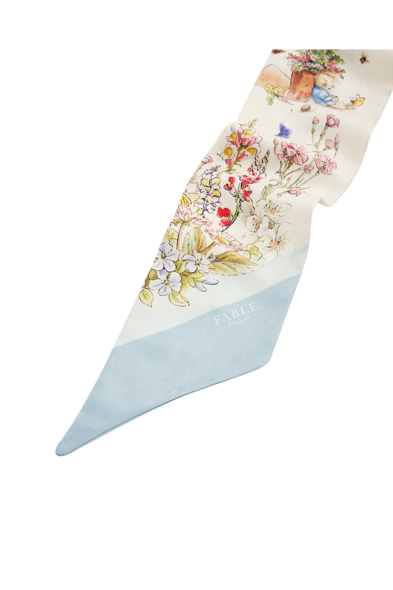 x Peter Rabbit Cream Skinny Scarf, Alternate, color, Cream