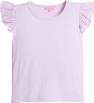 BISBY Kids' Knit Eyelet Tank