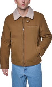 Levi's Western Utility Jacket with Faux Shearling Collar