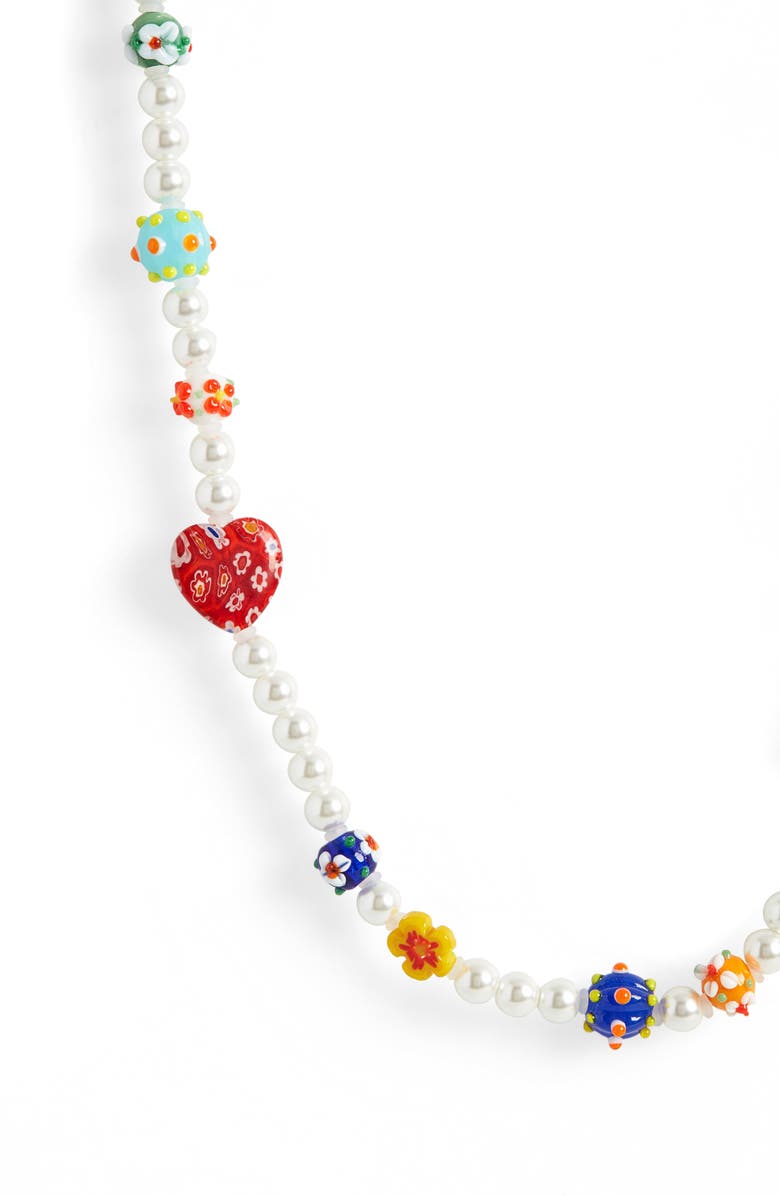 Lele Sadoughi Fiore Beaded Rope Necklace, Alternate, color, 