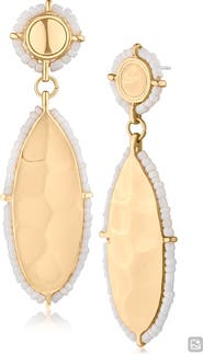JARDIN Beaded Trim Drop Earrings (Nordstrom Exclusive)