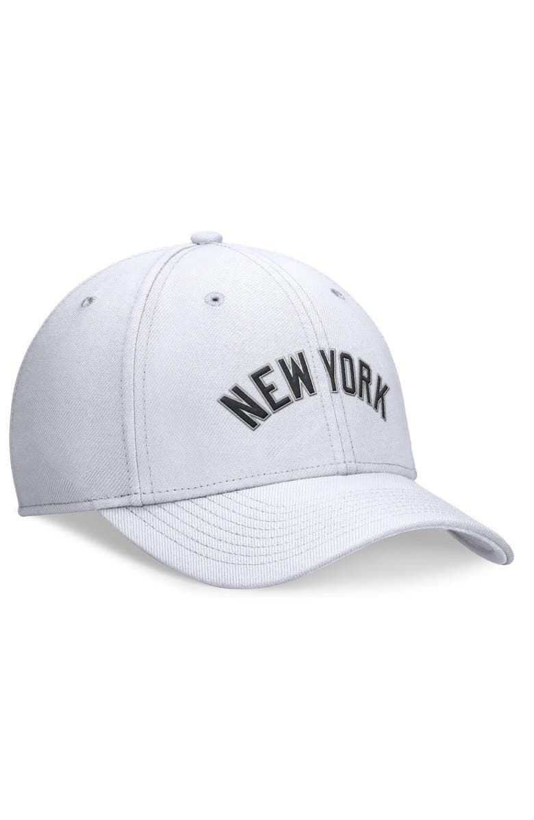 Nike Men's Nike White New York Yankees Evergreen Performance Flex Hat, Alternate, color,