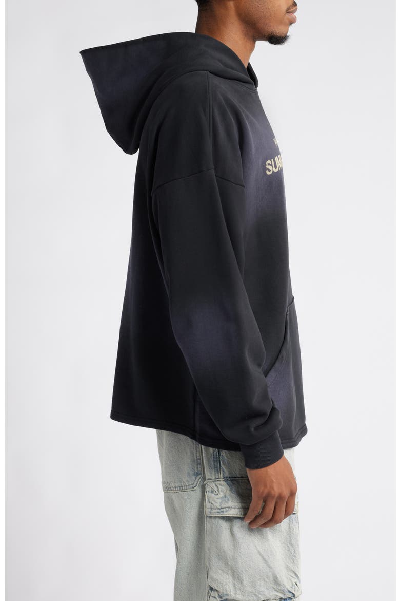 Palisades Crop Hoodie, Alternate, color, BLACK