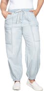 Standards & Practices Low Slung Denim Cargo Joggers