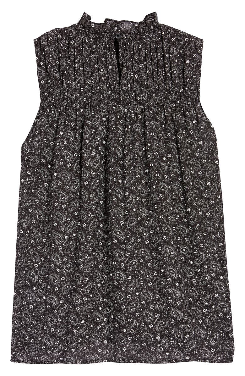 Treasure & Bond Shirred Sleeveless Top, Alternate, color,