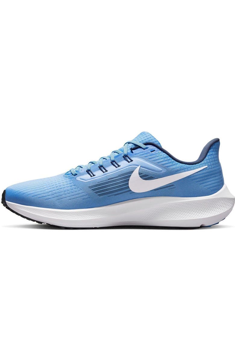 Nike Unisex Nike Carolina Blue North Carolina Tar Heels Zoom Pegasus 39 Running Shoe, Alternate, color,