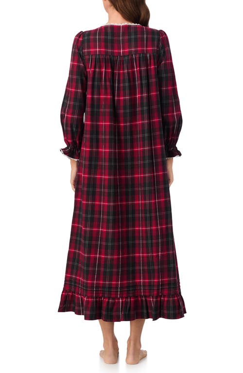 Eileen West Flannel Ballet Nightgown In Multi
