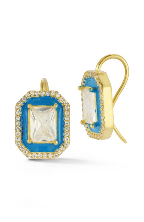 Cubic Zirconia Drop Earrings