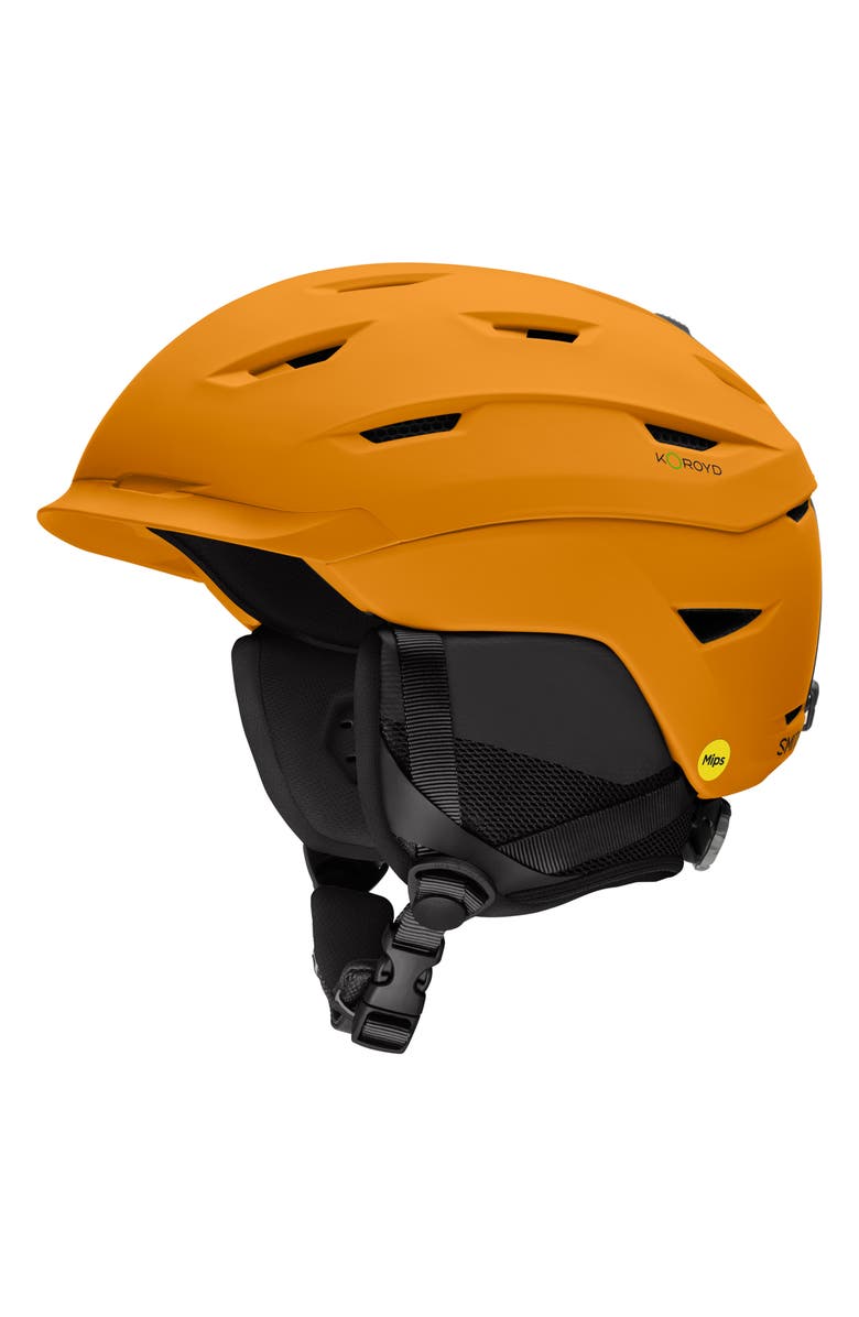 Smith Level Snow Helmet with MIPS Round Contour Fit, Main, color, Matte Sunrise