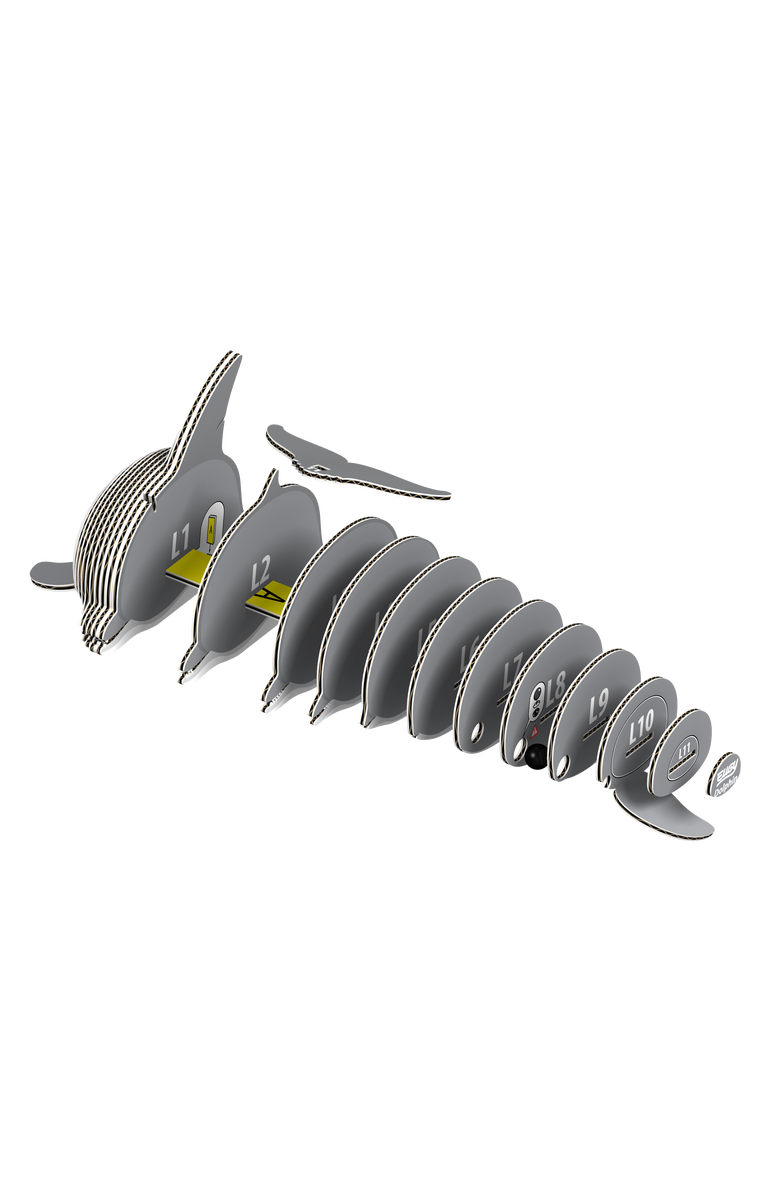 Eugy Puzzles Dolphin 3D Puzzle, Alternate, color, NO COLOR