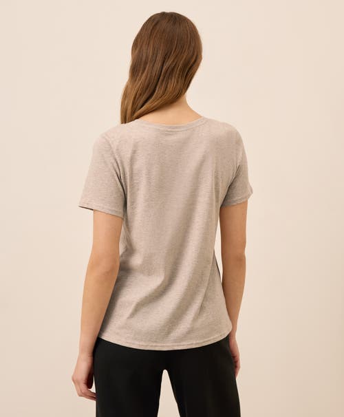 Pact Organic Cotton Softspun Crew Neck Tee In Neutral