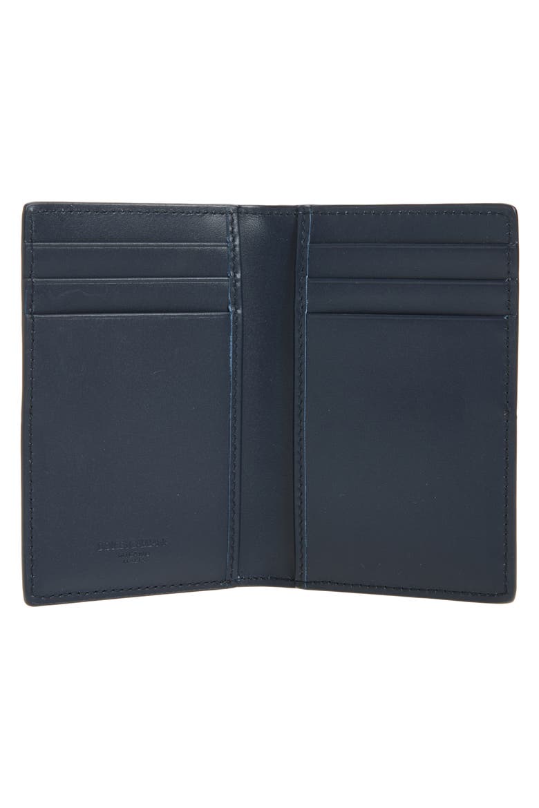 DG Logo Leather Continental Wallet, Alternate, color, 80679 BLU 3