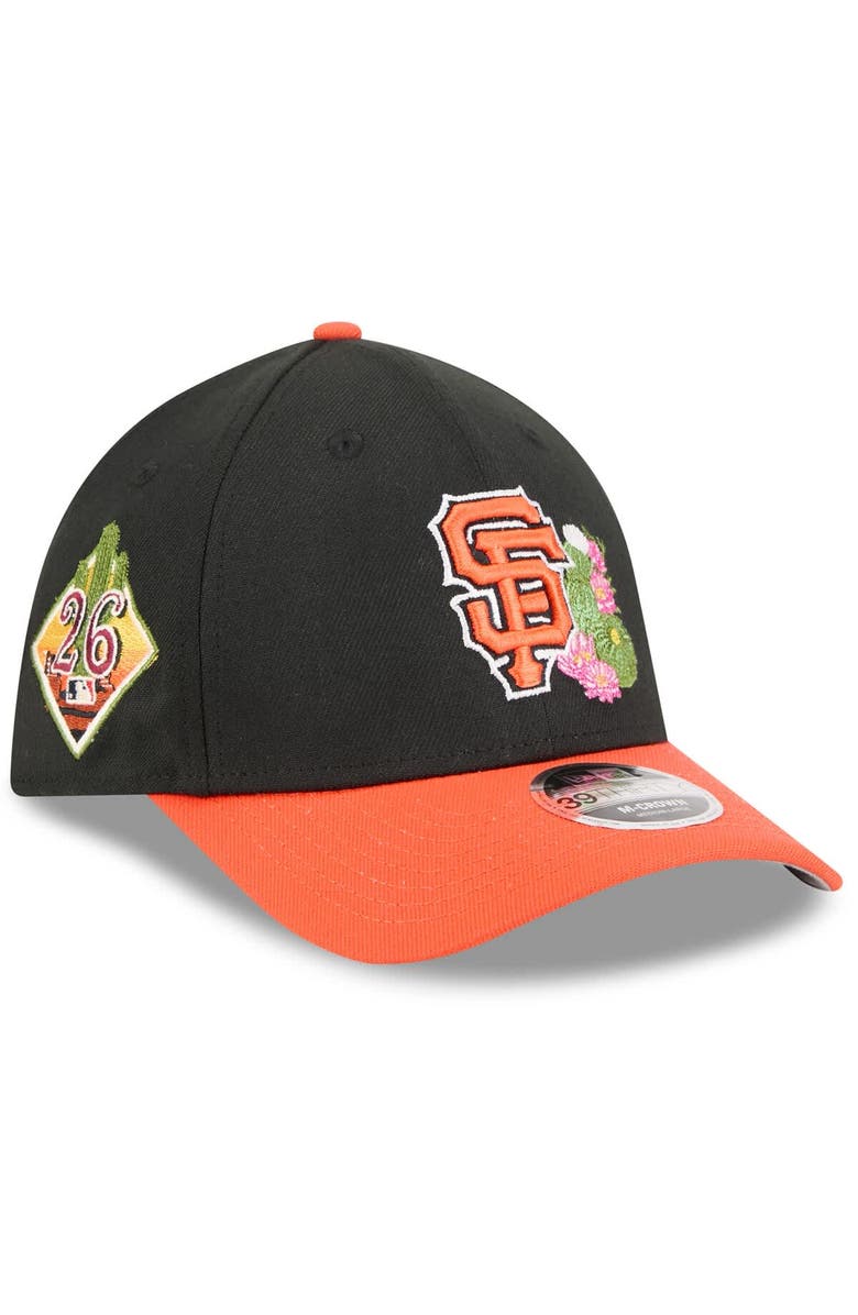 New Era Men's New Era  Black/Orange San Francisco Giants 2026 Spring Training M-Crown 39THIRTY Flex Hat, Main, color, Black