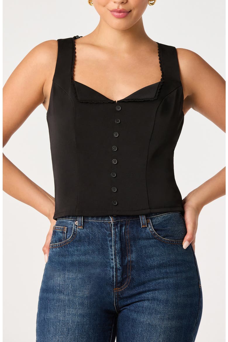 Maddison Tank, Alternate, color, BLACK