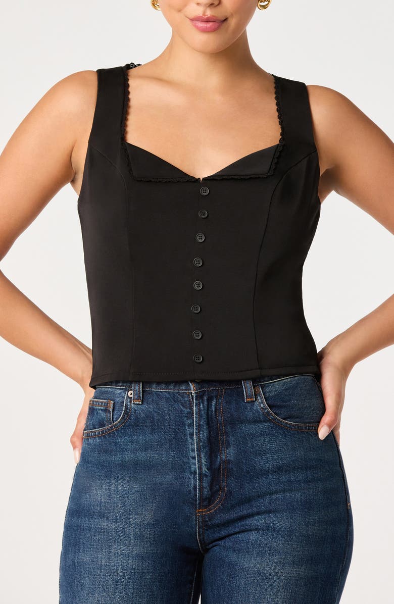 ASTR the Label Maddison Tank, Alternate, color, Black