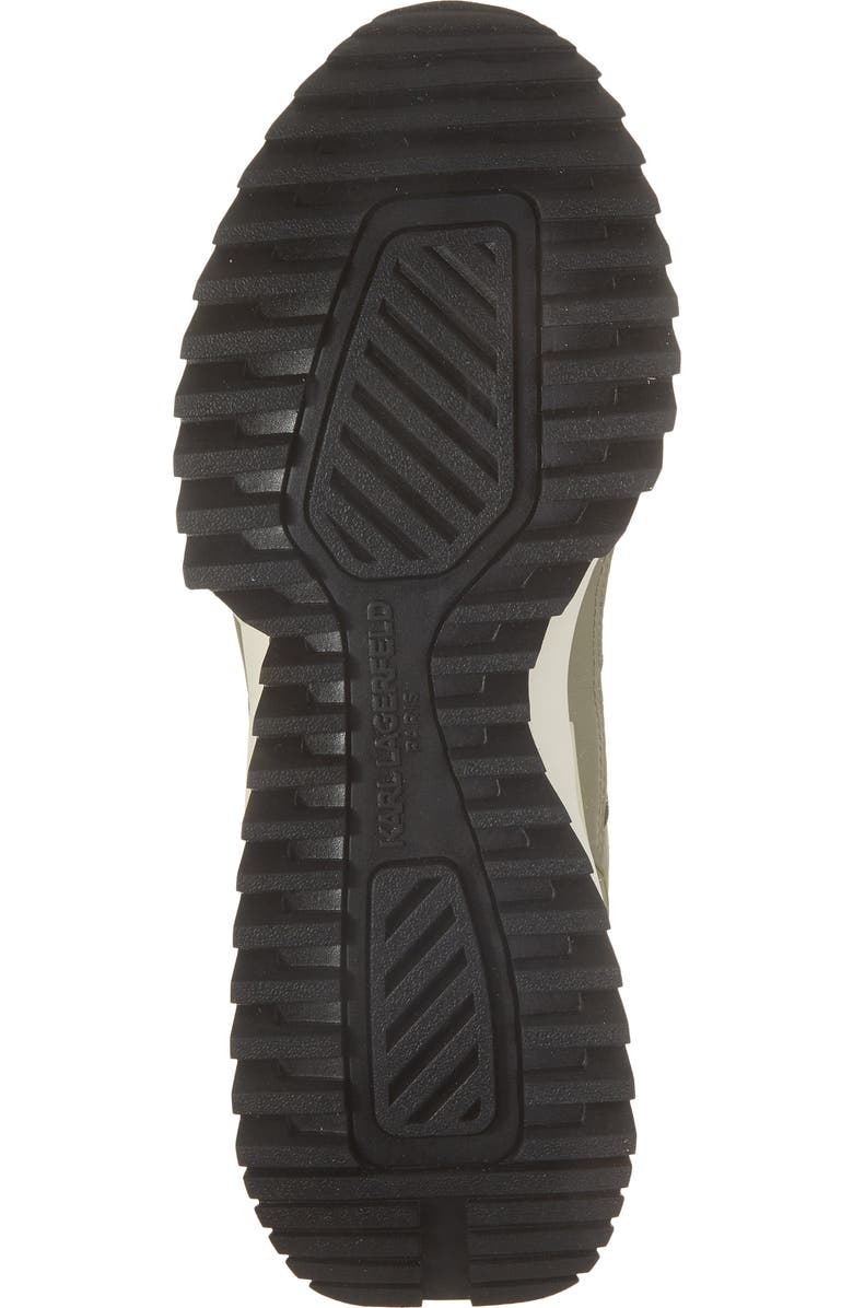 KARL LAGERFELD PARIS Clovis Mixed Media Sneaker, Alternate, color, Green