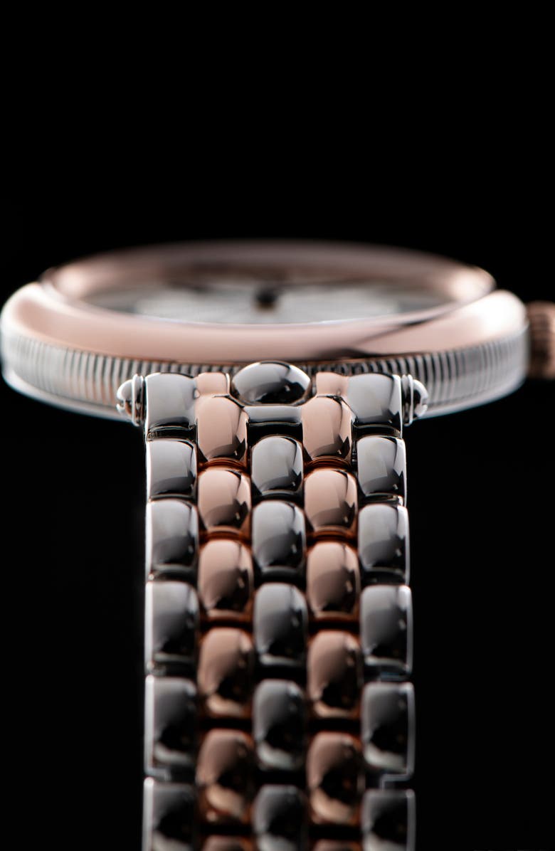 FREDERIQUE CONSTANT Art Deco Bracelet Watch, 30mm, Alternate, color, Two-Tone